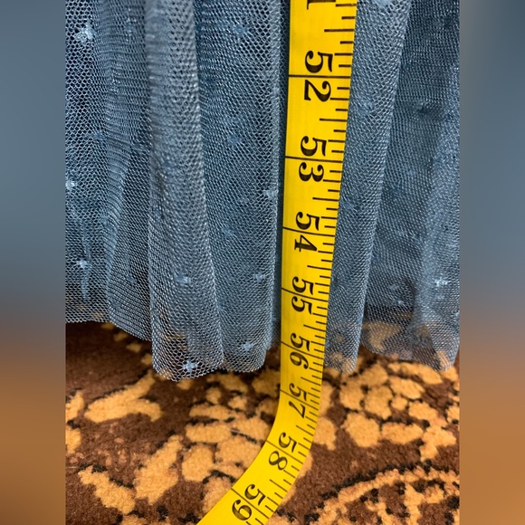 NWT Ivy City Co Whimsical Dress (maxi-length) in Slate Blue, Size SMALL. - Picture 10 of 10